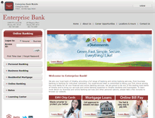 Tablet Screenshot of enterprisebankomaha.com